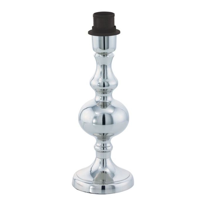 Chrome design table lamp without shade steel, Mason, with switch