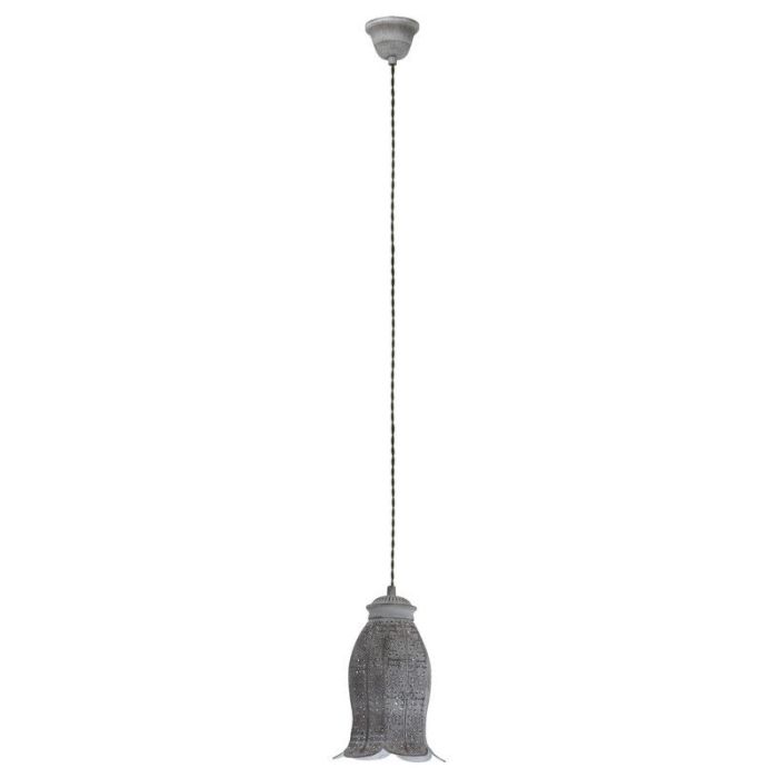 Grey oriental pendant light steel, Abdelrahman