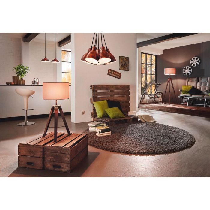 Copper industrial pendant light metal, Acuto