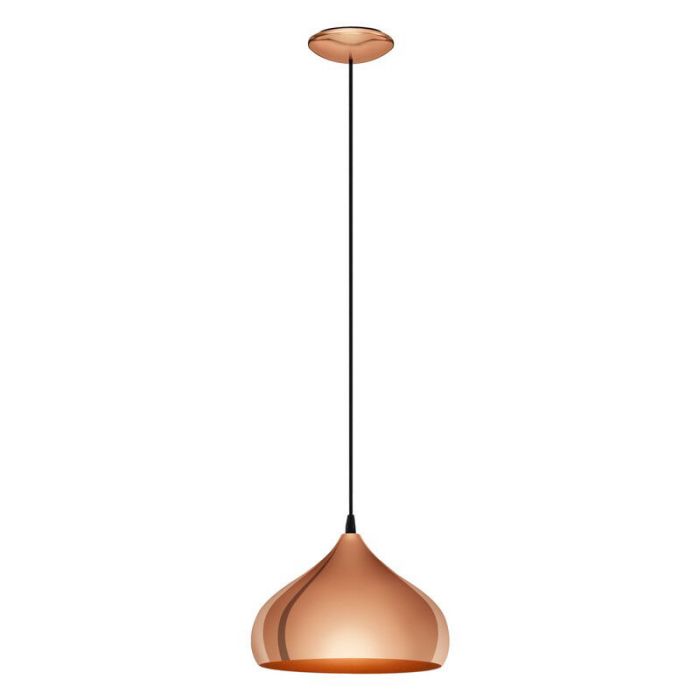 Copper retro pendant light metal, Ancone