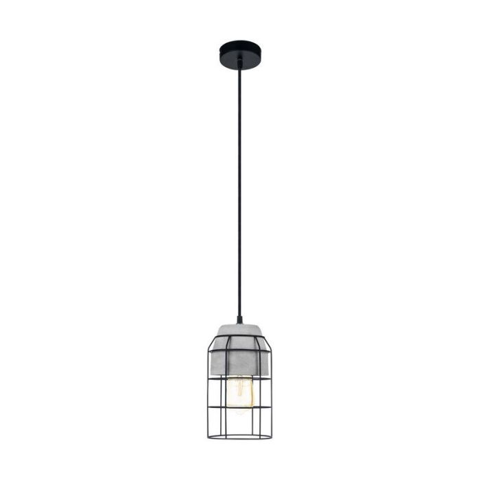 Concrete pendant light black, Aimad