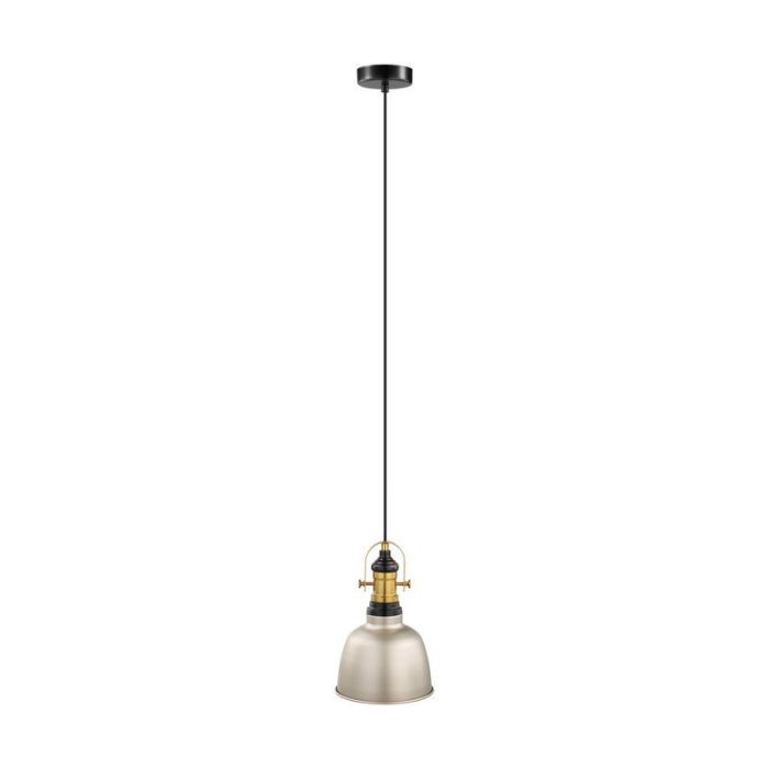 Nickel retro pendant light metal, Alain