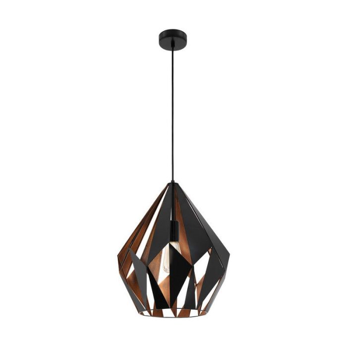 Black modern pendant light metal, Acri