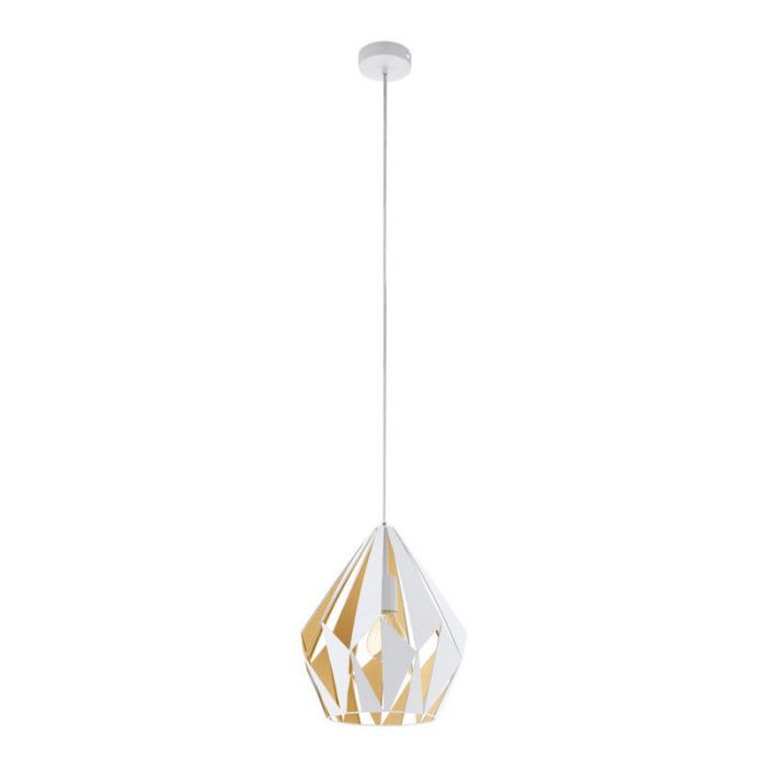 White modern pendant light metal, Acri