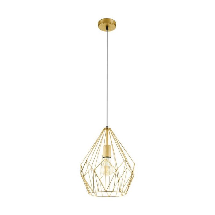 Golden industrial pendant light metal, Acri