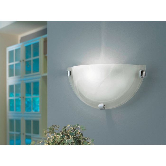 Chrome wall light glass, Alcor