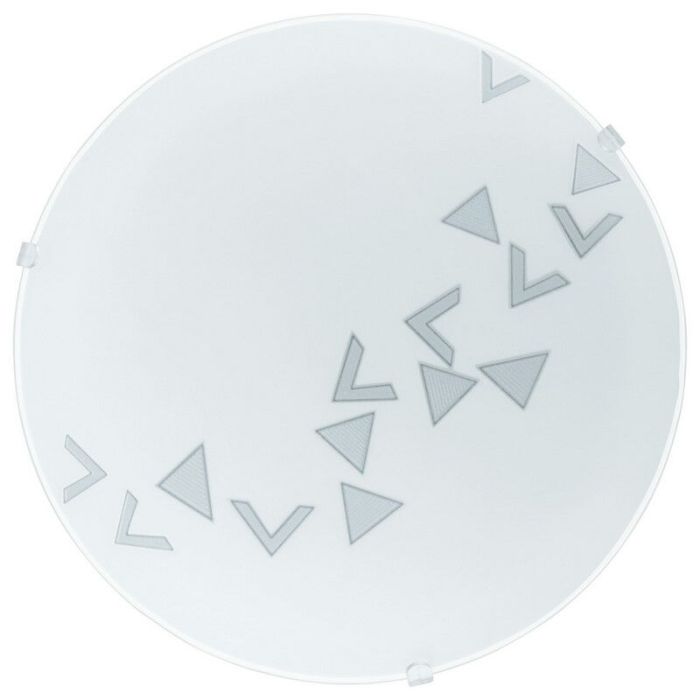White flush ceiling light glass, Bada