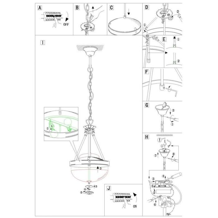 Bronze classic pendant light metal, Reza