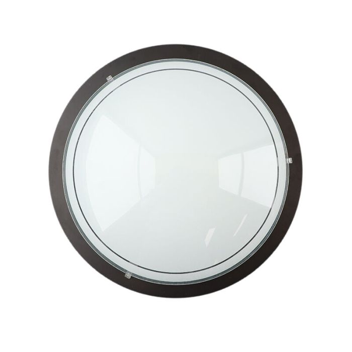 White flush ceiling light glass, Agena