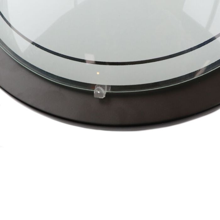 White flush ceiling light glass, Agena