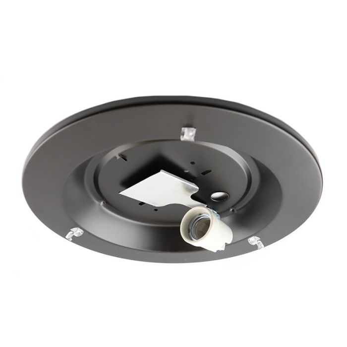 White flush ceiling light glass, Agena