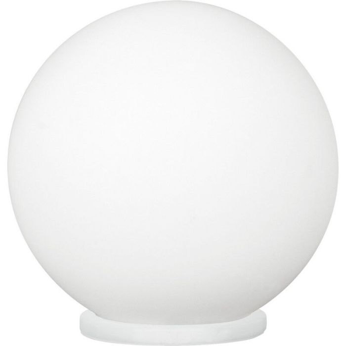 Silver table lamp glass, Dave, with switch