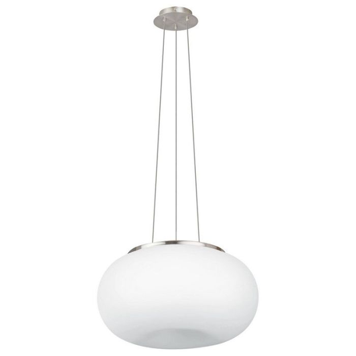 Nickel design pendant light glass, Skyler