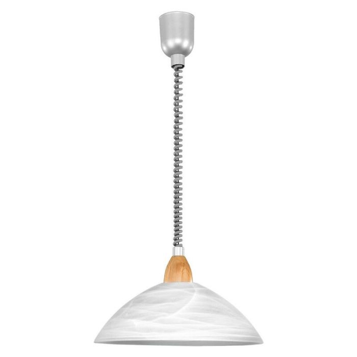 White classic pendant light glass, Brandon