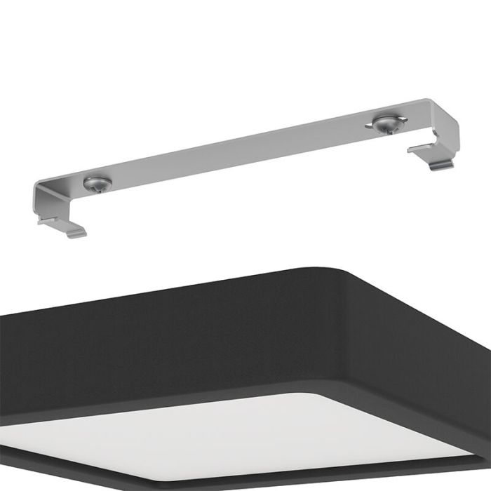 White flush ceiling light plastic, Geraldo, 11W, 3000K LED
