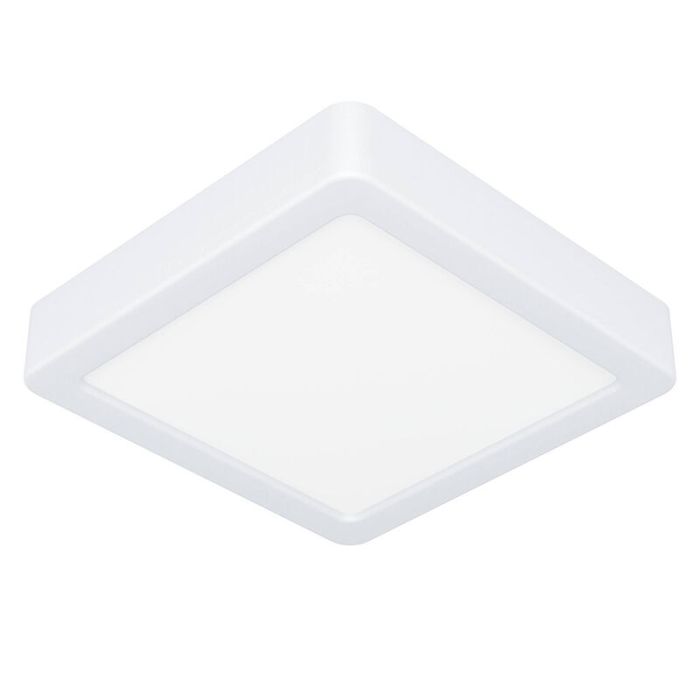 White flush ceiling light plastic, Geraldo, 11W, 3000K LED