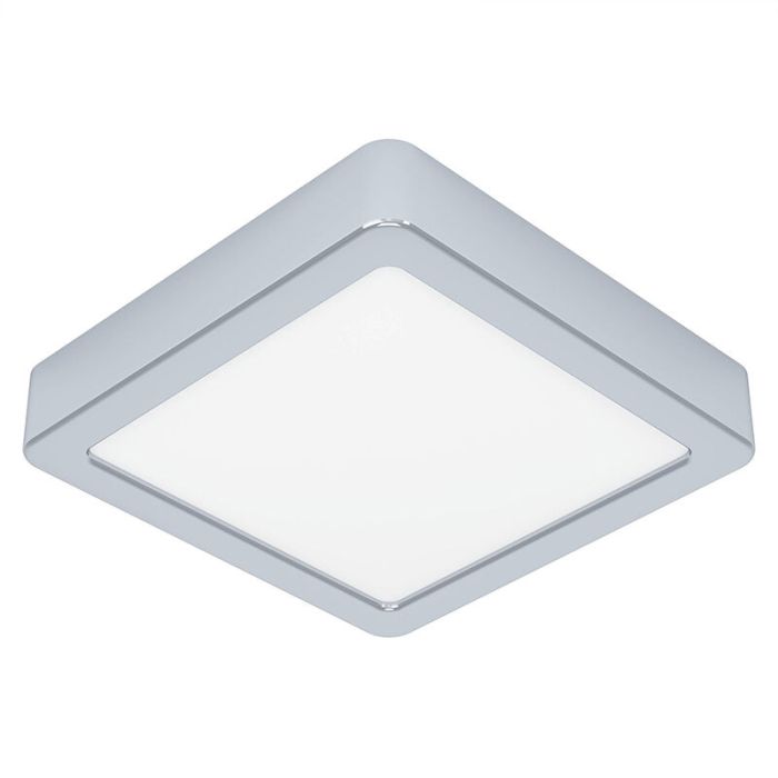 Chrome bathroom ceiling light plastic, Geraldo, 11W, 3000K LED, IP44