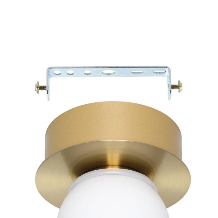 Golden modern ceiling light steel, Escha, 3,3W, 3000K LED