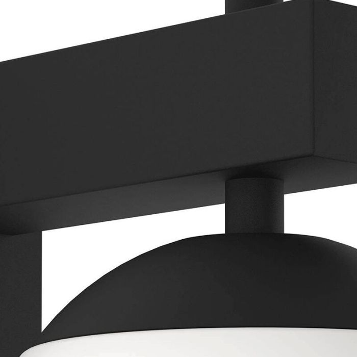 Black modern outdoor light glass, Boris, IP44