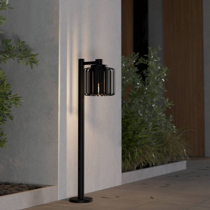 Black industrial outdoor light aluminium, Rebecca, IP65