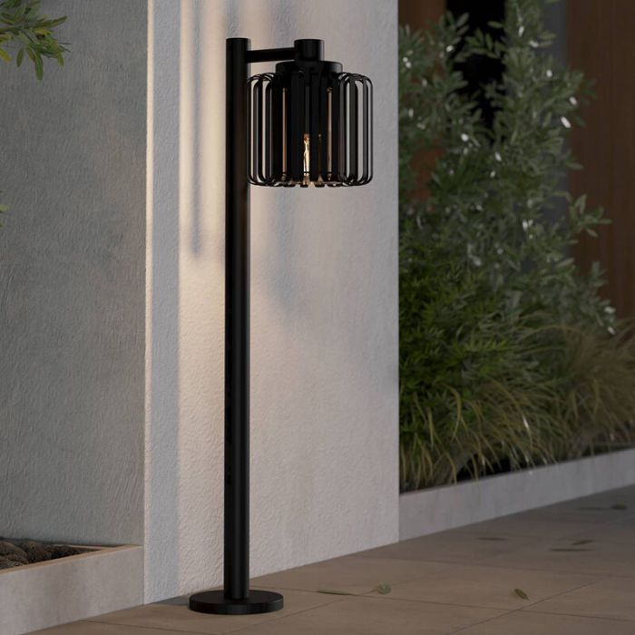 Black industrial outdoor light aluminium, Rebecca, IP65