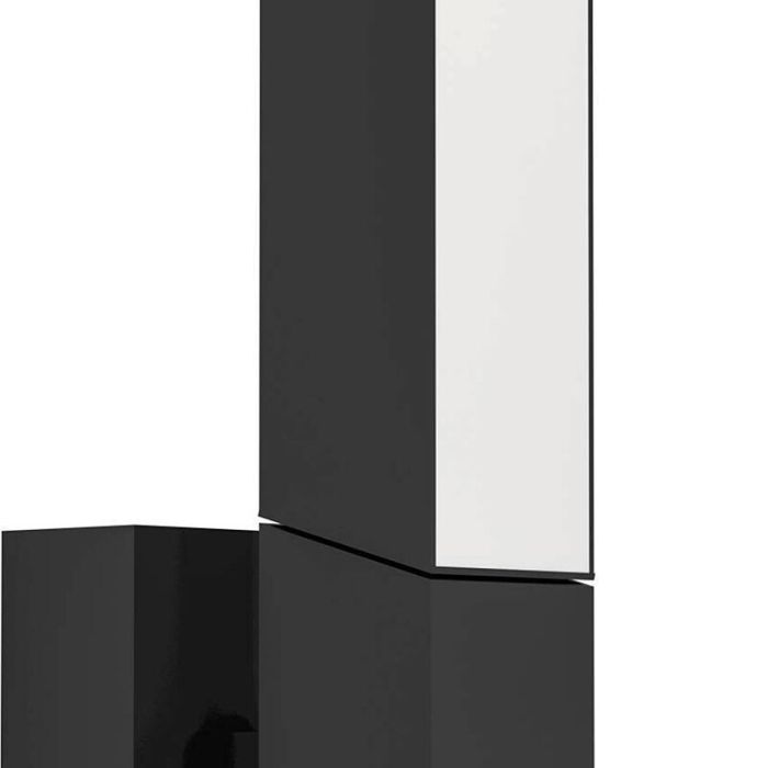 Black modern outdoor light aluminium, Salman, 4,5W, 3000K LED, IP44