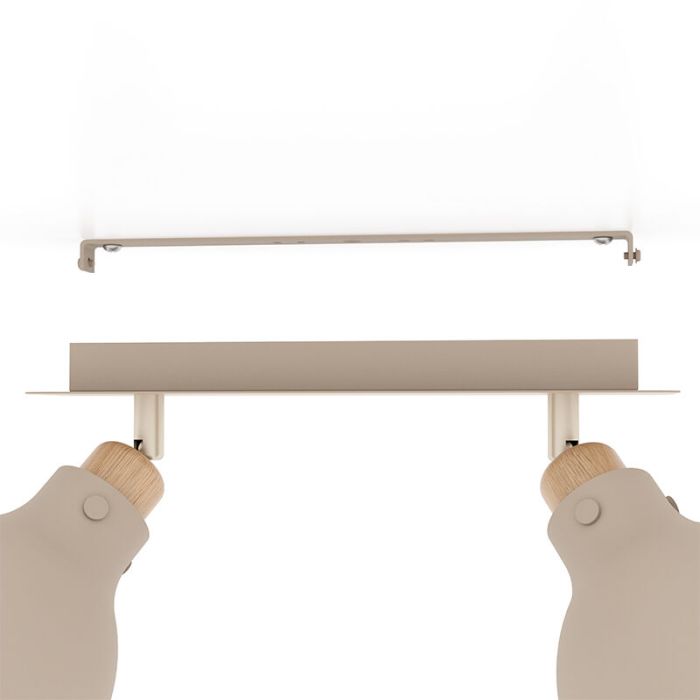 Beige modern ceiling spotlight aluminium, Andy