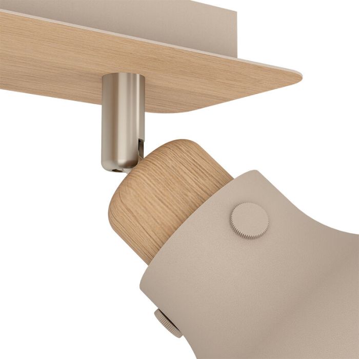 Beige modern ceiling spotlight aluminium, Andy