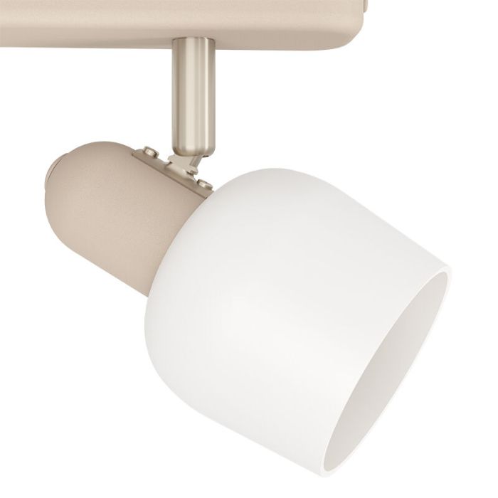 Beige ceiling spotlight steel, Connor
