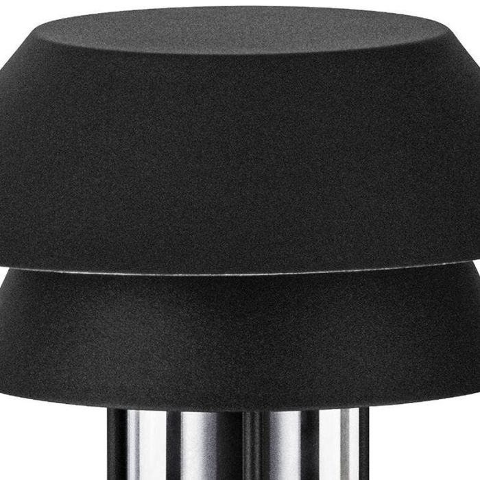 Black outdoor light steel, Cindy, IP65