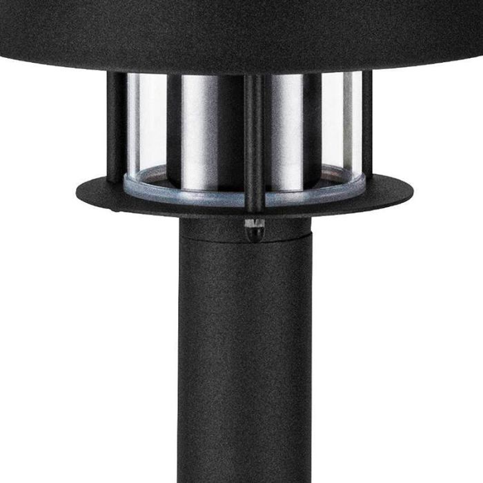 Black outdoor light steel, Cindy, IP65