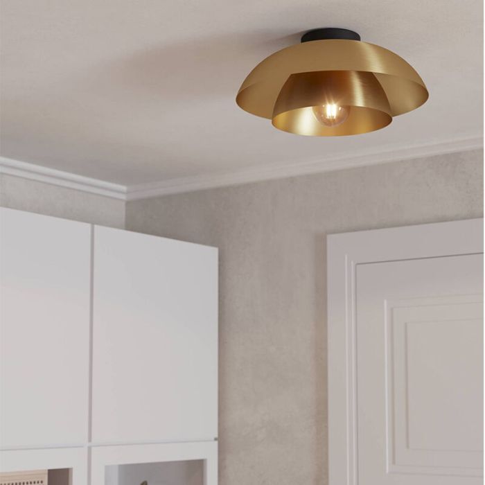 Golden modern ceiling light steel, Chuck