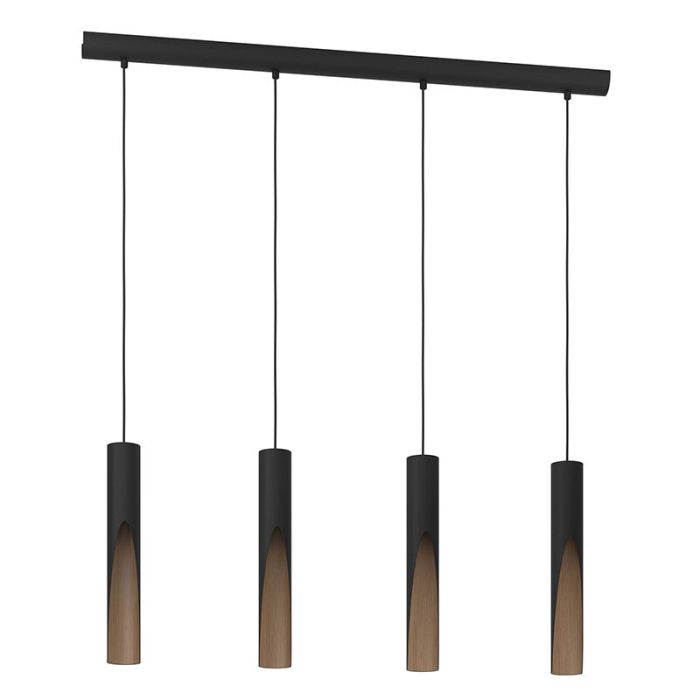 Brown modern pendant light aluminium, Aloysius
