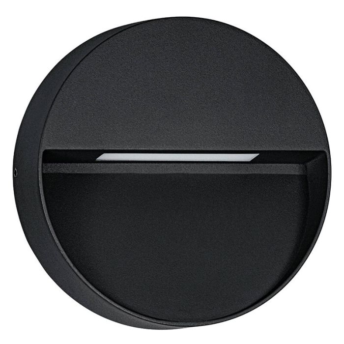 Black modern outdoor light aluminium, Lamar, 4,8W, warm to cold white adjustable LED, IP65