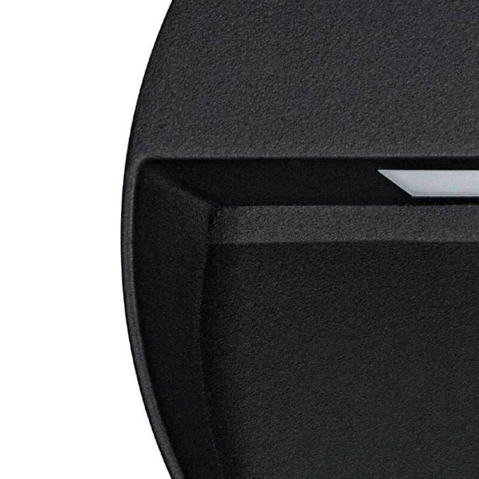 Black modern outdoor light aluminium, Lamar, 4,8W, warm to cold white adjustable LED, IP65
