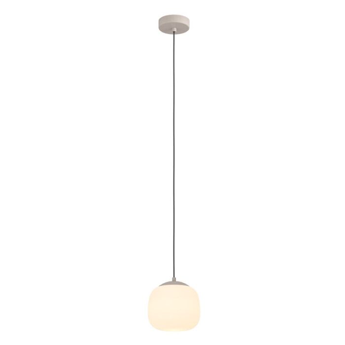 Taupe pendant light glass, Claudia