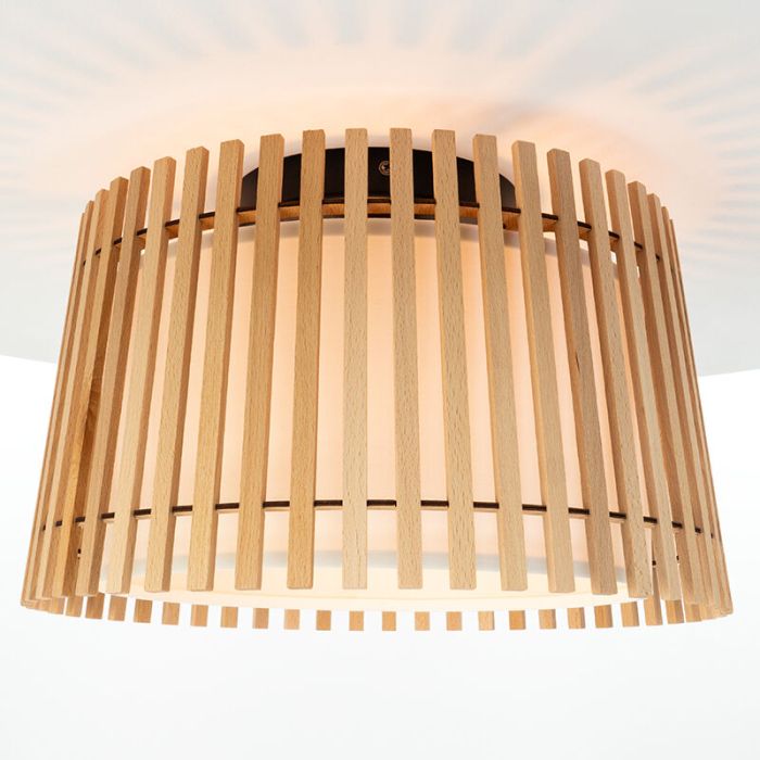 Rustic ceiling light wood, Farah