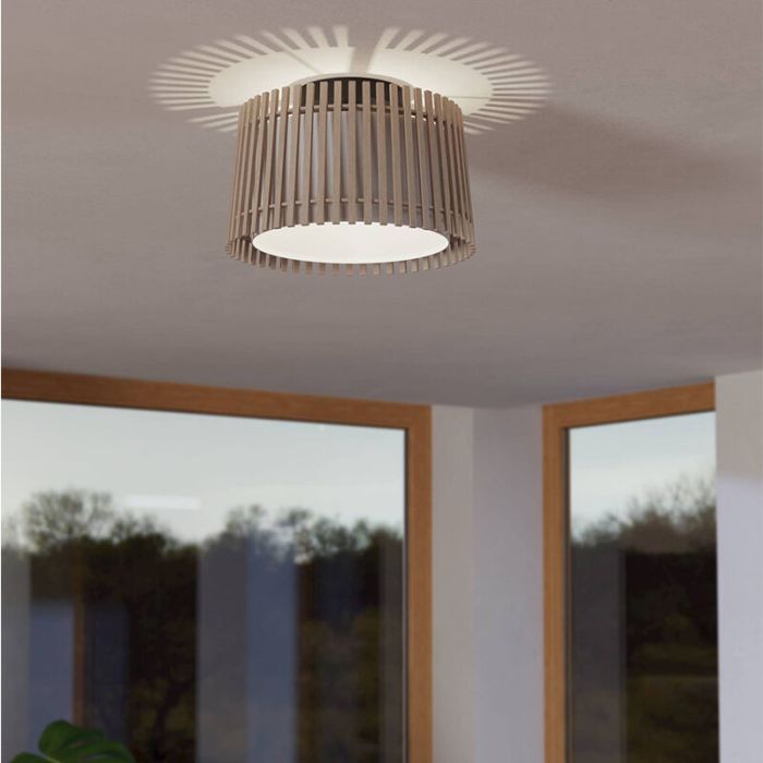 Rustic ceiling light wood, Farah