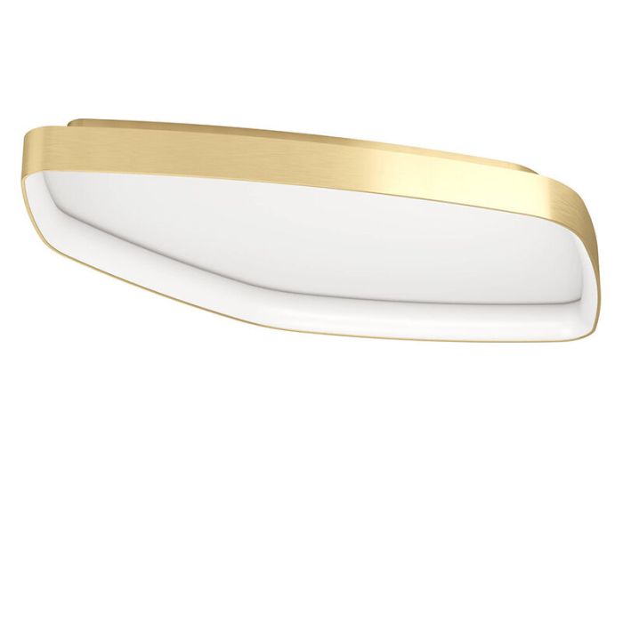 Golden design flush ceiling light aluminium, Samson, 25,2W, 3000K LED