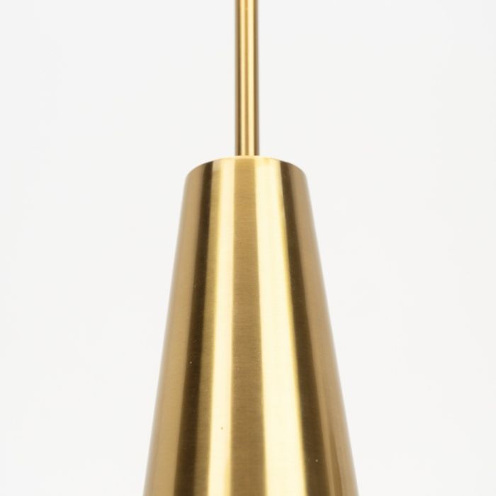 Golden modern table lamp steel, Ishika, 2,8W, white switch LED, IP54, with touch dimmer