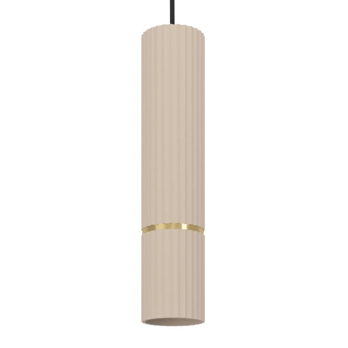 Beige modern pendant light steel, Vahid