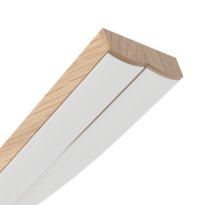 Brown design pendant light steel, Tevin, 20W, 4000K LED