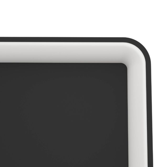 Black modern ceiling light plastic, Shauni, 12W, warm to cold white adjustable LED, with remote control