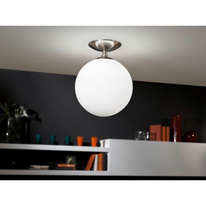 Nickel ceiling light glass, Dave