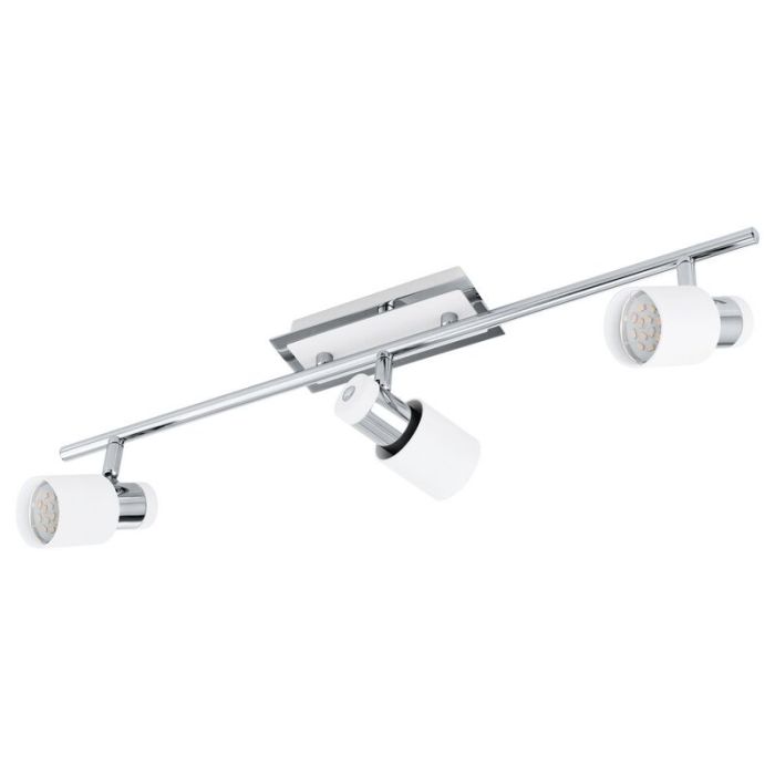 Chrome retro ceiling spotlight steel, Nicolas