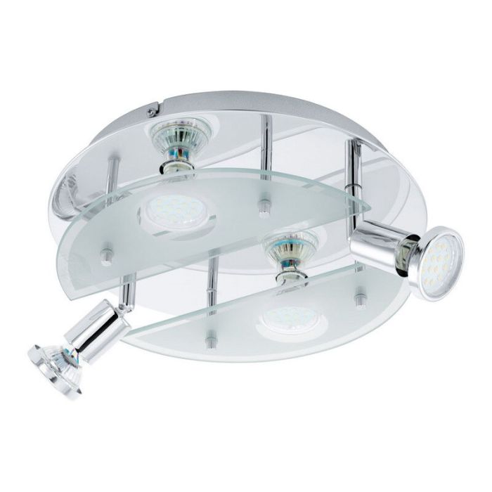 Chrome design ceiling spotlight glass, Lusie