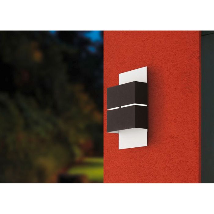 Black modern outdoor light metal, Ishaya, 3W, 3000K LED, IP44