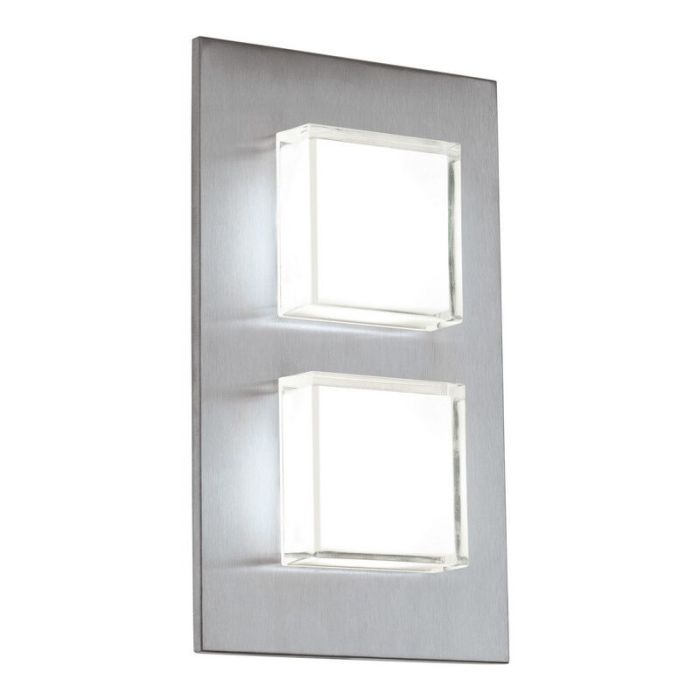 Silver modern outdoor light stainless steel, Jorien, 3W, 3000K LED, IP44