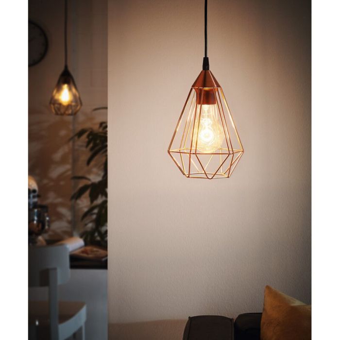 Copper industrial pendant light metal, Costel