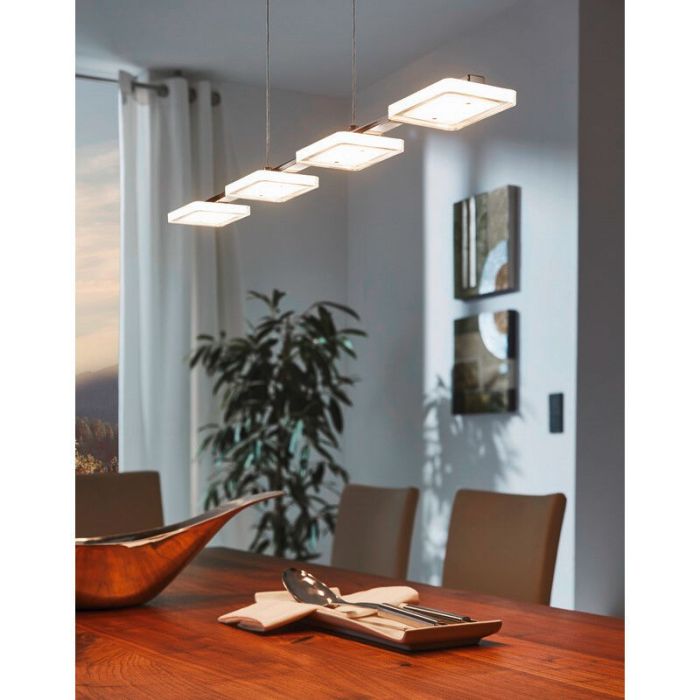 Chrome modern pendant light plastic, Pace, 5W, 3000K LED